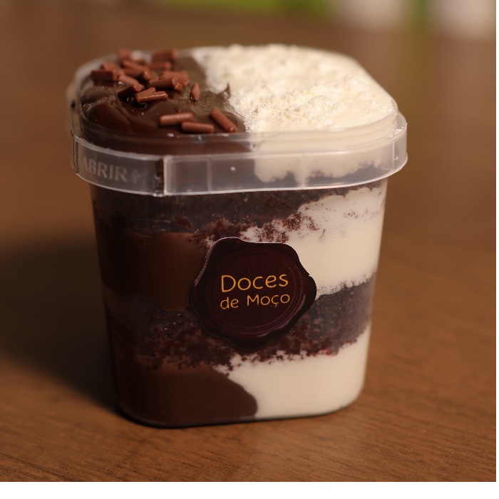 Pote de Brigadeiro com Ninho